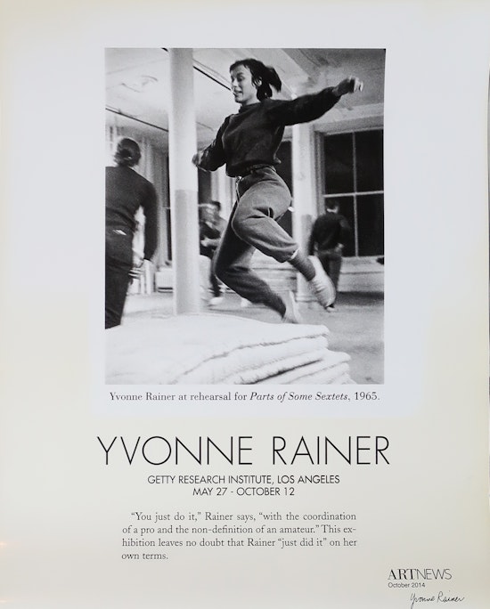 Yvonne Rainer, Yvonne Rainer: Dances and Films, 2014