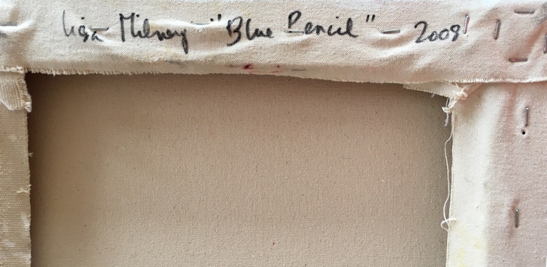Lisa Milroy, Blue Pencil, 2008