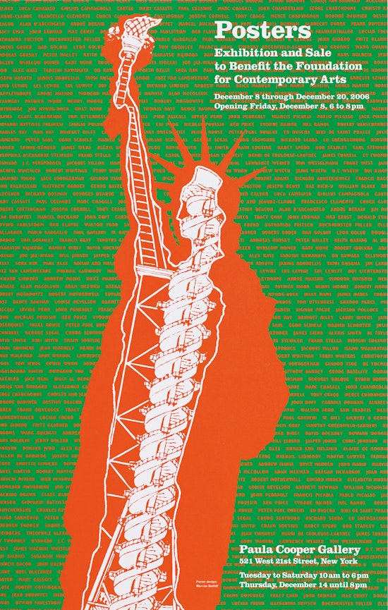 Marcus Ratliff, Posters: Exhibition and Sale to Benefit the Foundation for Contemporary Arts, 2006