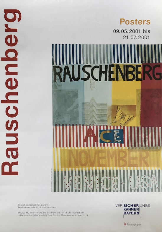 Robert Rauschenberg, Posters, 2001