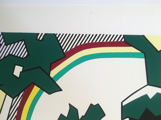 Roy Lichtenstein, Landscape with Figures and Rainbow, 1980, 1989