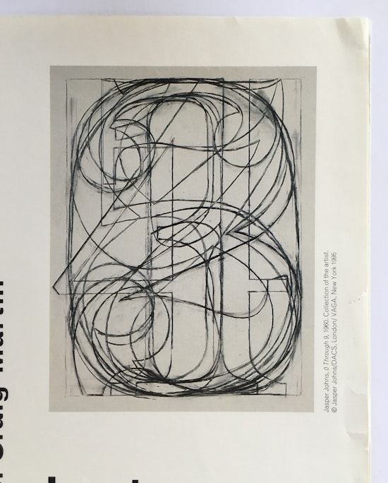 Luca Cambiaso and Jasper Johns, Drawing the Line, 1995