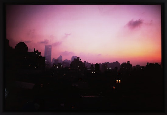 Nan Goldin, Apocalyptic Sky over Manhattan, NYC, 2001