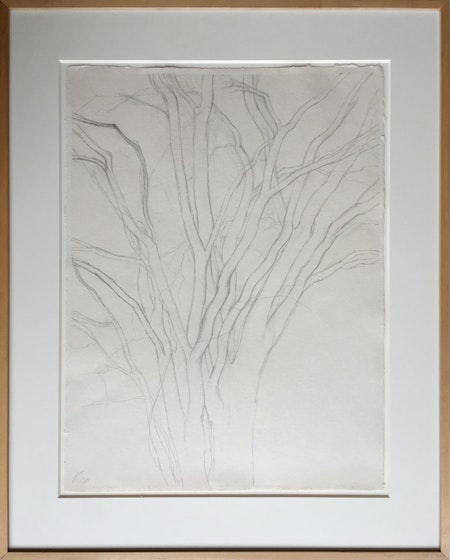 About 1:00-1:30 P.M., 2/91, Sylvia Plimack Mangold, 1991