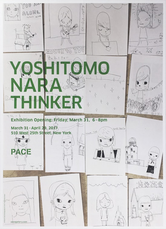 Yoshitomo Nara, Thinker, 2017