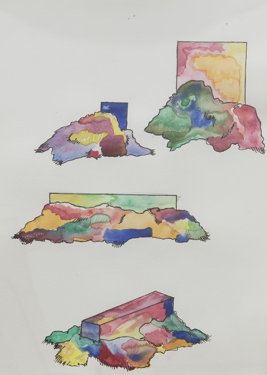 Sarah Zapata, Sketch for To Teach or to Assume Authority, 2016