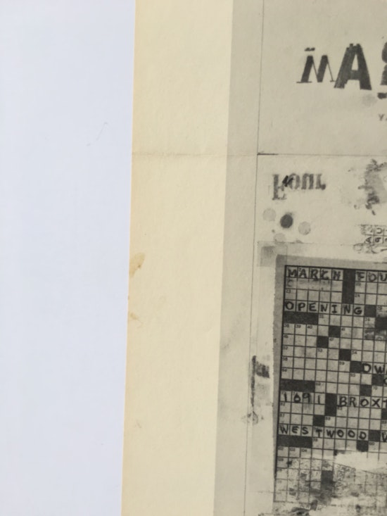 Robert Rauschenberg, Western Union Telegram, 1962