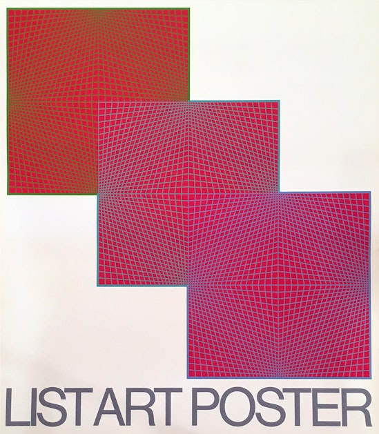 Richard Anuszkiewicz, List Art Poster,