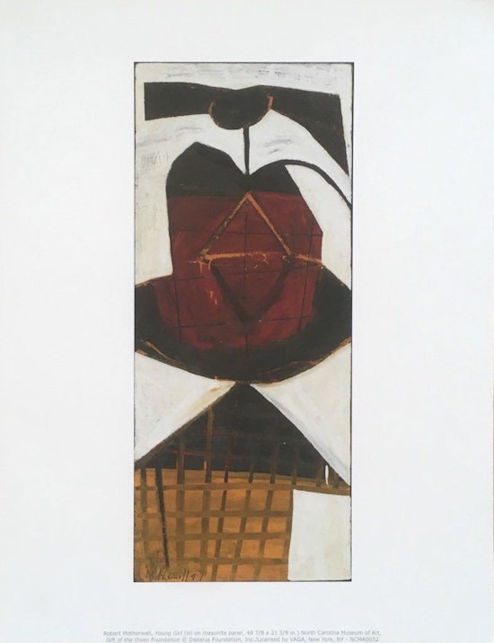 Robert Motherwell, Young Girl, 1947, Print date unknown