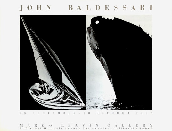 John Baldessari, John Baldessari (Two Ships), 1986