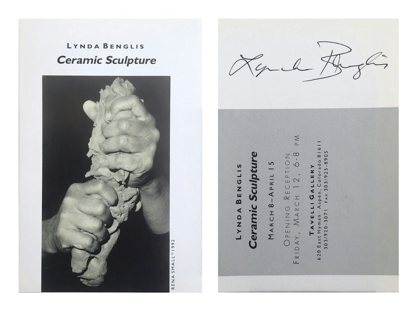 Lynda Benglis, Lynda Benglis: Ceramic Sculpture, 1993