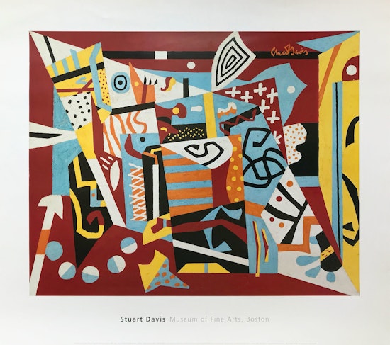 Stuart Davis, Hot Still-Scape for Six Colors - 7th Avenue Style, 1940, Print date unknown