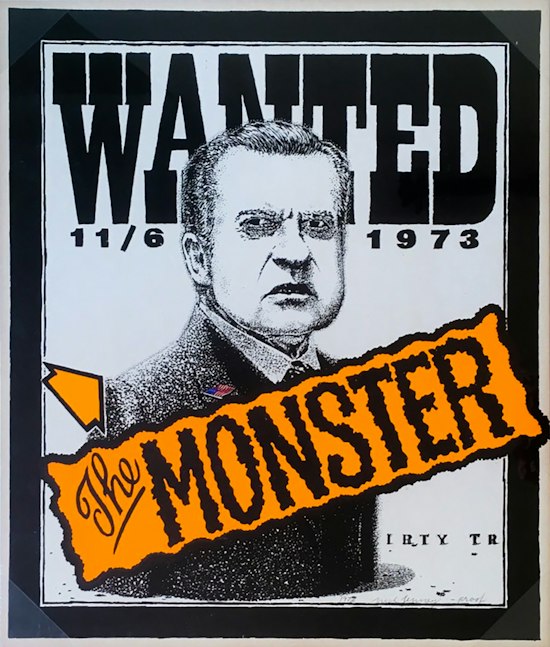 Neil Jenney, Wanted: The Monster, 1973