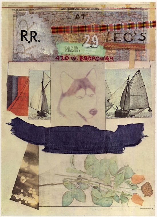 Robert Rauschenberg, R.R. at Leo's, 1980