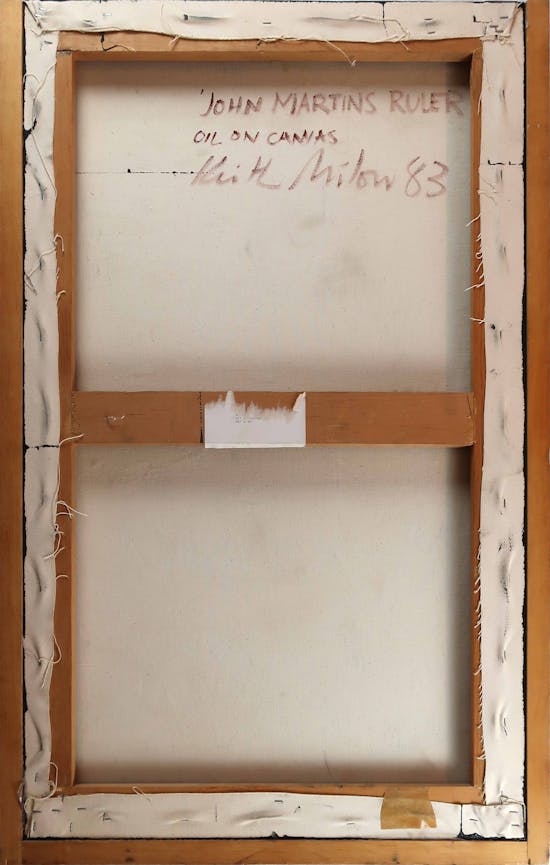 Keith Milow, John Martin's Ruler, 1983