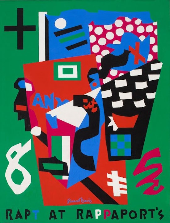 Stuart Davis, Rapt at Rappaport's, 1951-1952, null