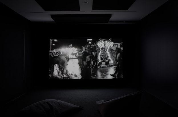 Installation view of 