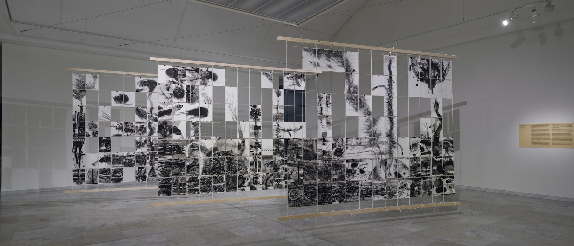 Installation view of 