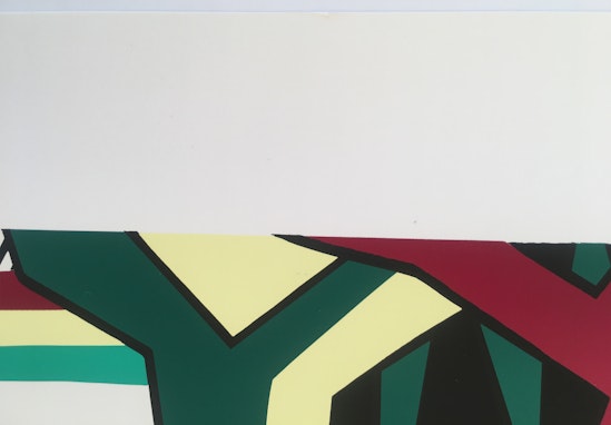 Roy Lichtenstein, Landscape with Figures and Rainbow, 1980, 1989