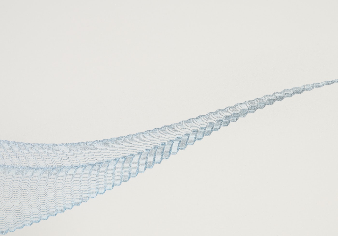 Agnes Denes, From the Restless Pyramids series: The Pyramid Suite: Flying Bird Pyramid - A Space Station, 1994