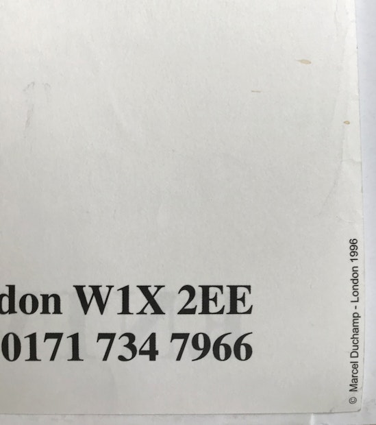 Marcel Duchamp, Marcel Duchamp: The Portable Museums, 1996