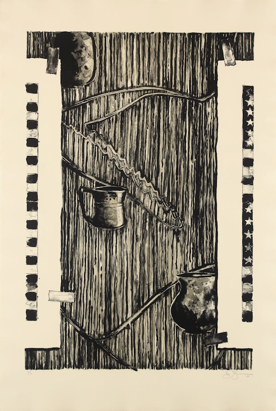 Jasper Johns, Ventriloquist, 1990