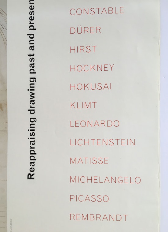 Luca Cambiaso and Jasper Johns, Drawing the Line, 1995