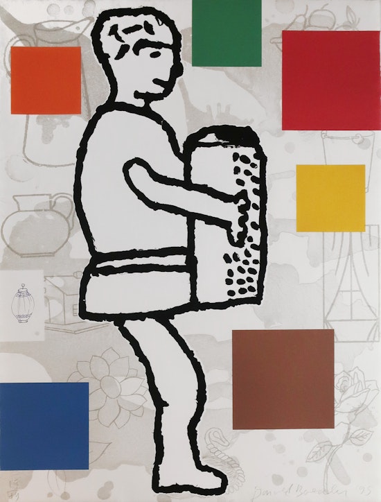 Donald Baechler, The Accordion Player #1, 1995