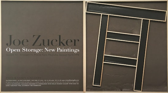 Joe Zucker, Joe Zucker, Open Storage: New Paintings, 2006