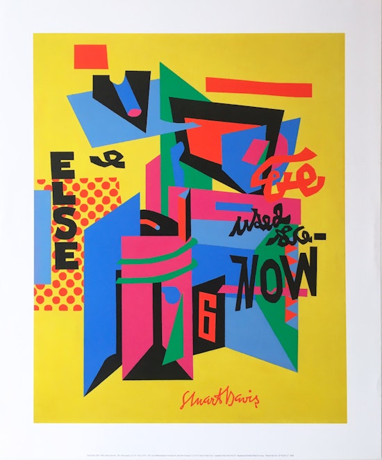 Stuart Davis, Owh! In San Paõ, 1951, Print date unknown