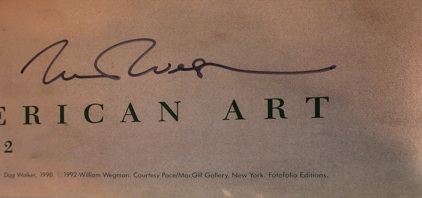 William Wegman, William Wegman, January 24 - April 19, 1992