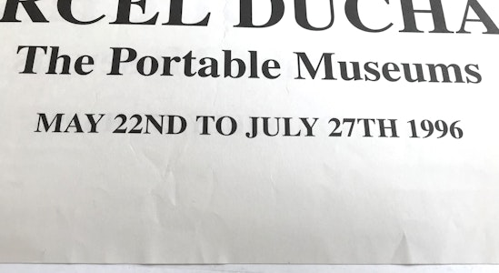 Marcel Duchamp, Marcel Duchamp: The Portable Museums, 1996