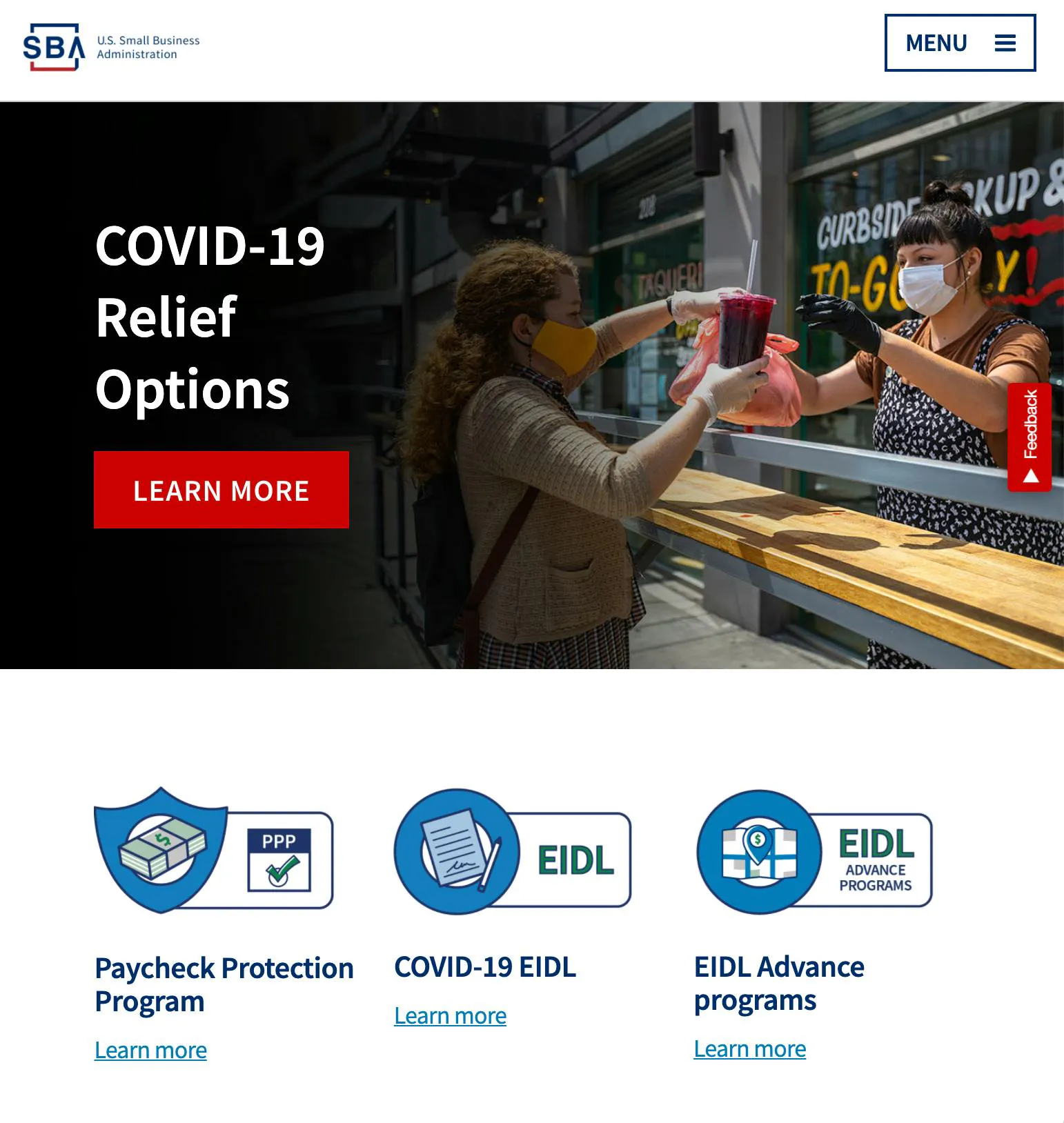 Improving SBA.gov’s COVID-19 resources using service design.