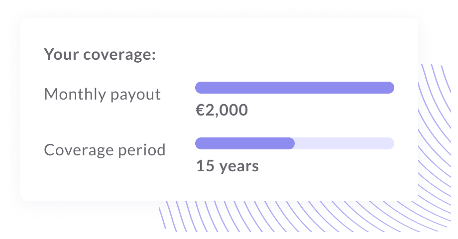 Monthly payout and coverage period explainer