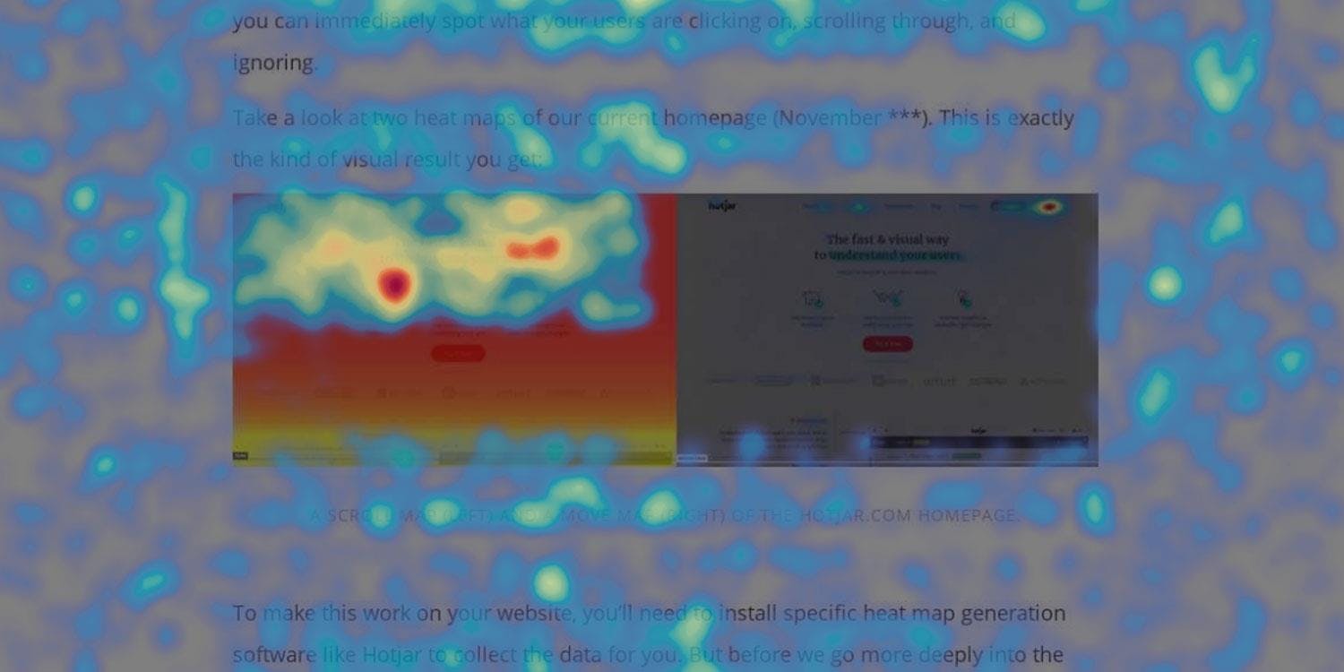 hotjar heatmap