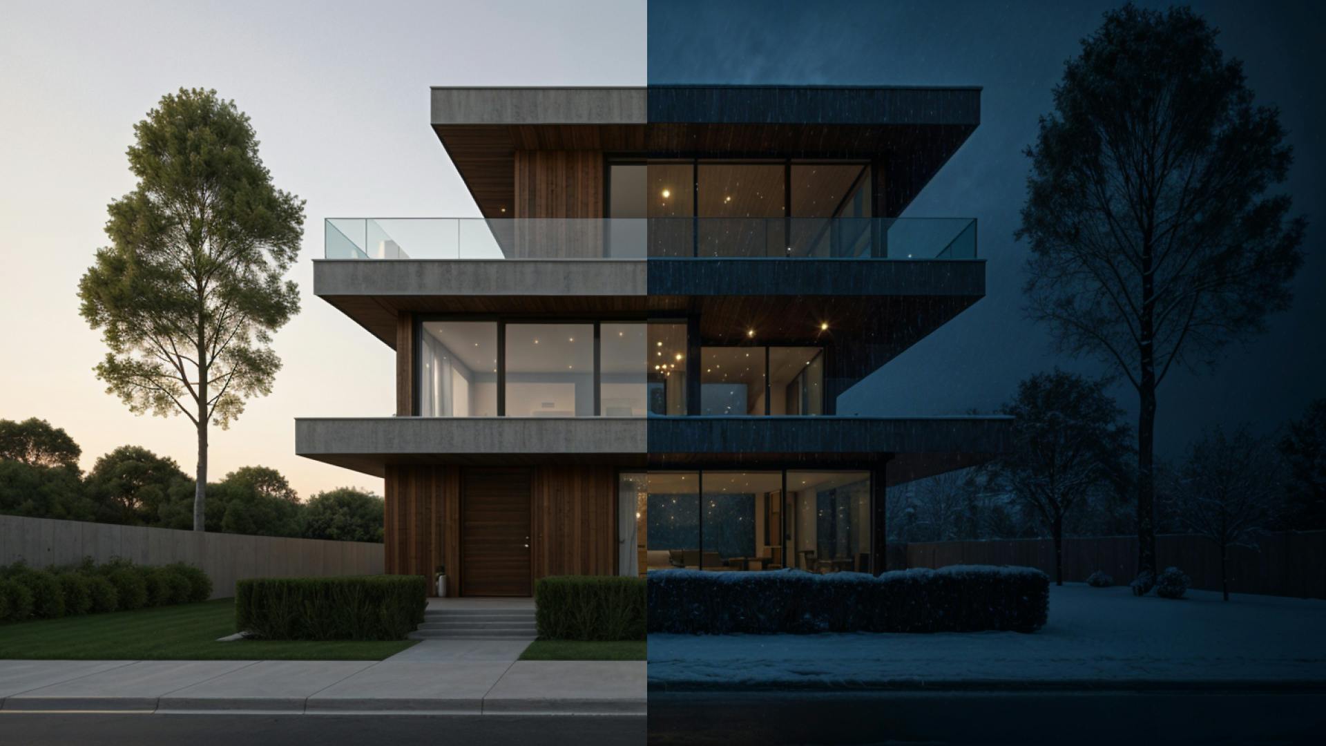 day to night transition made in fenestra