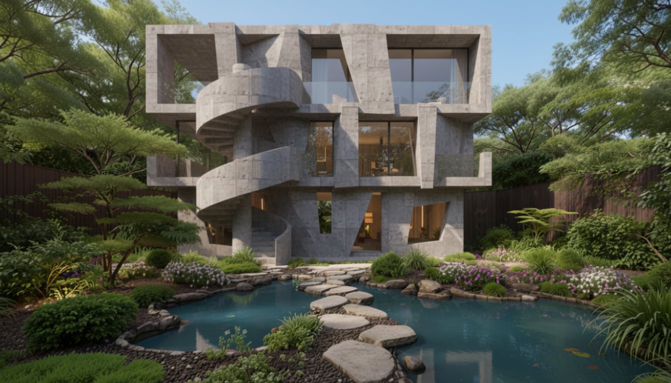 Façade Geometry Ideations in Concrete