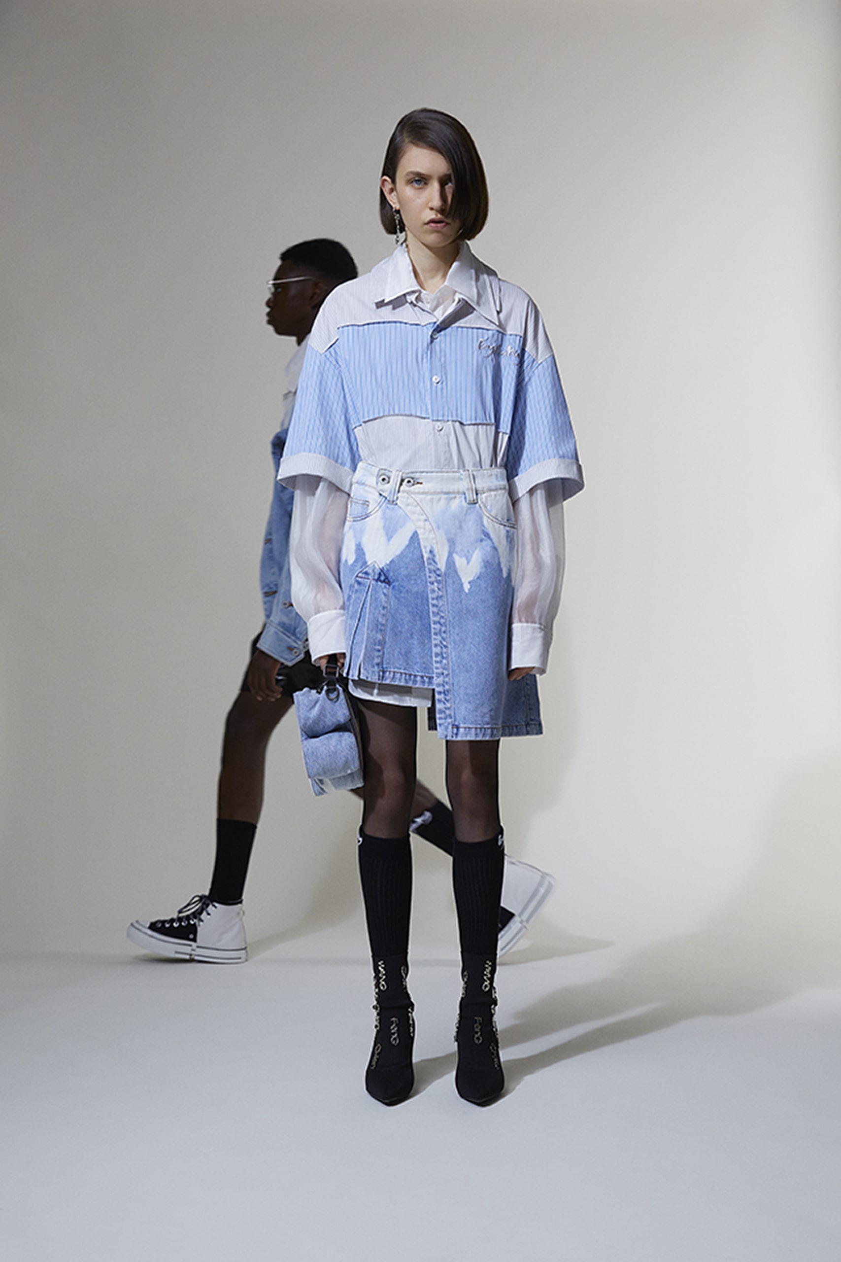 Feng Cheng Wang 21SS ドッキングポロシャツ Feng Cheng Wang 21SS ドッキングポロシャツ