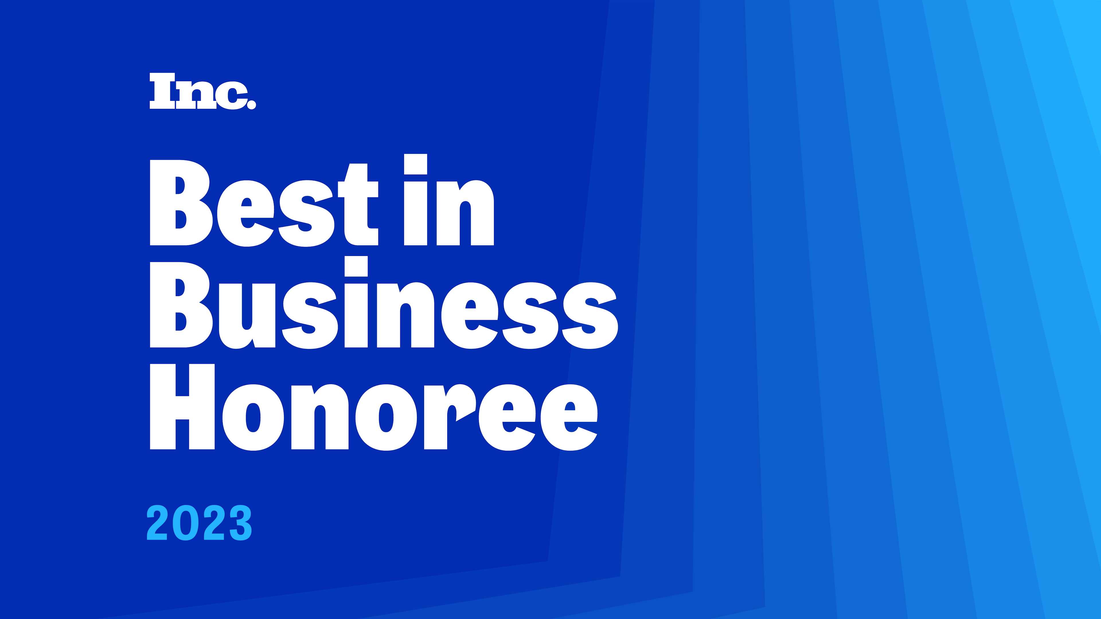 Best in business honoree 2023 award