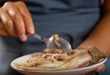 Omelette d'aubergine et haché Féroce — étape 7
