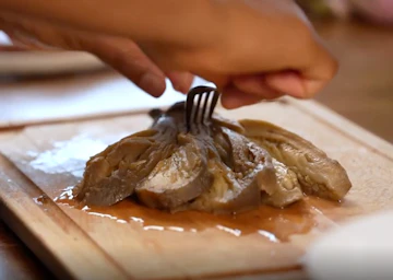 Omelette d'aubergine et haché Féroce — étape 6