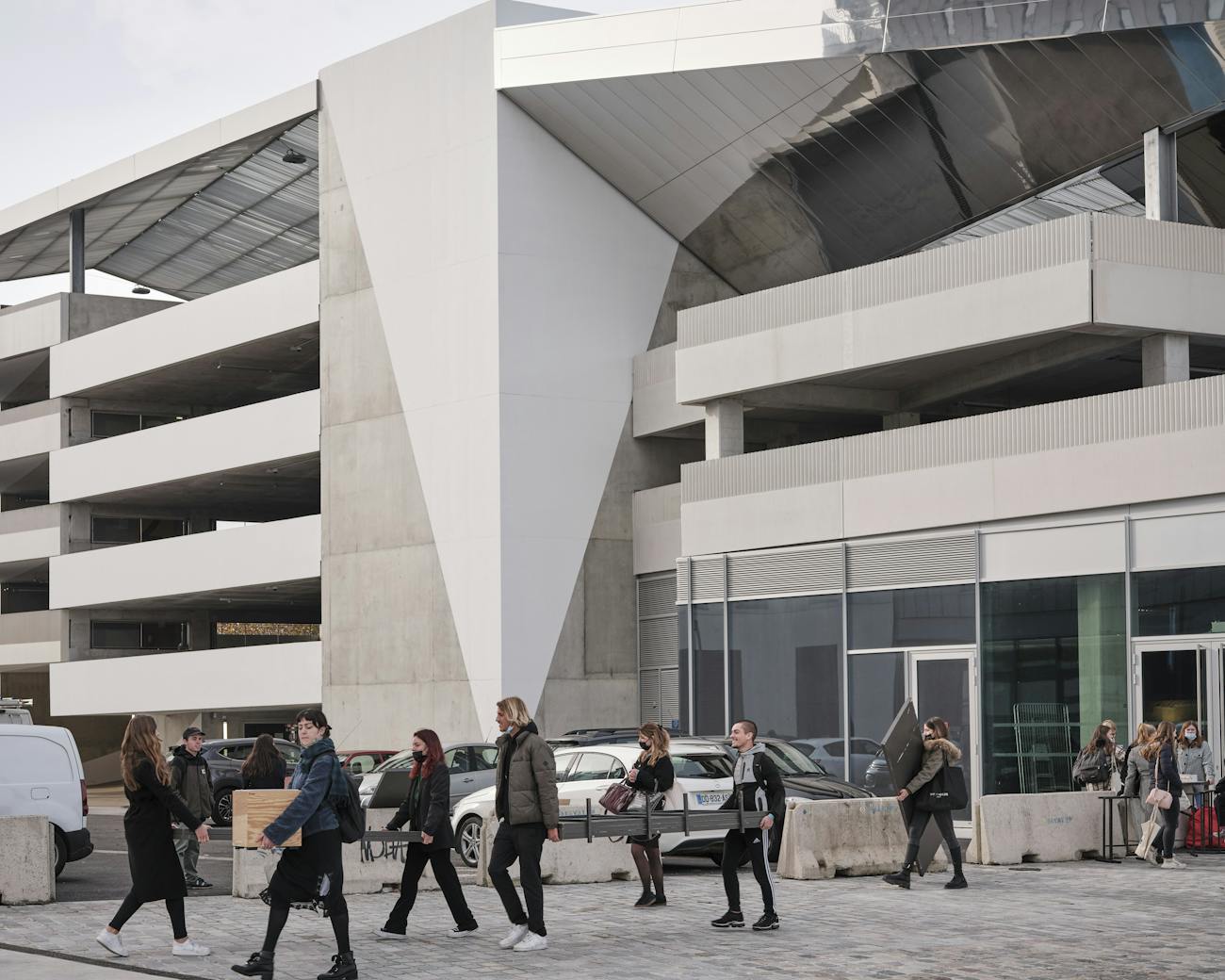 Parking bassins à flot, Bordeaux, France, 2022