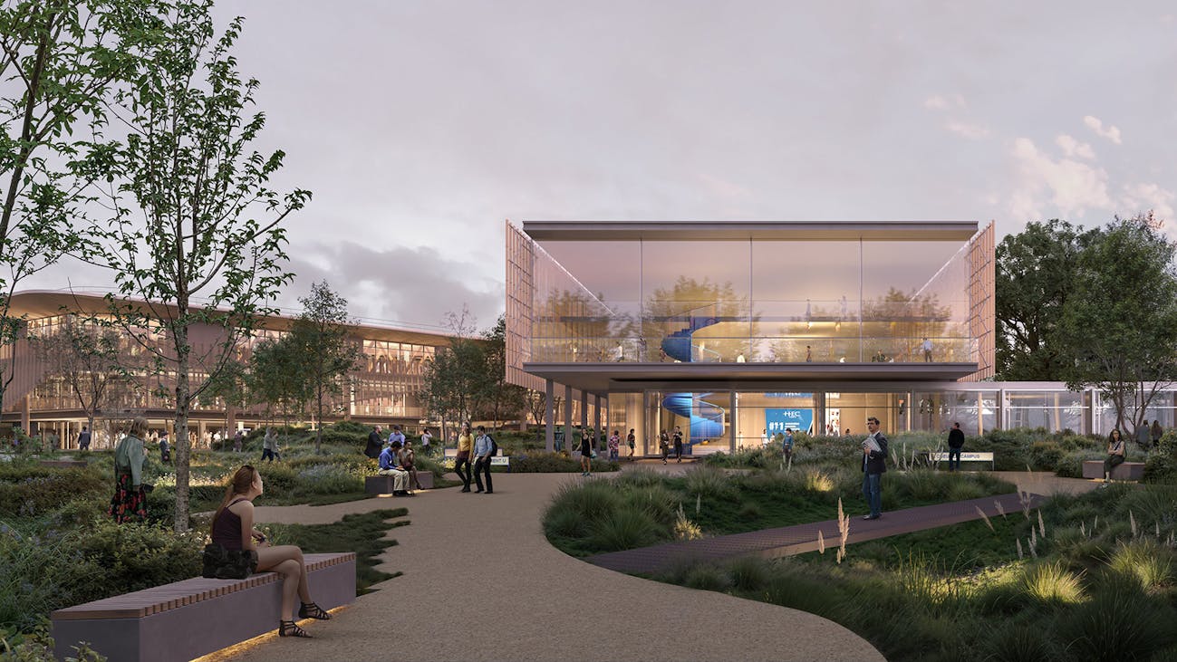 Projet d'extension et rénovation du campus d’HEC, Jouy-en-Josas, 2023-2025