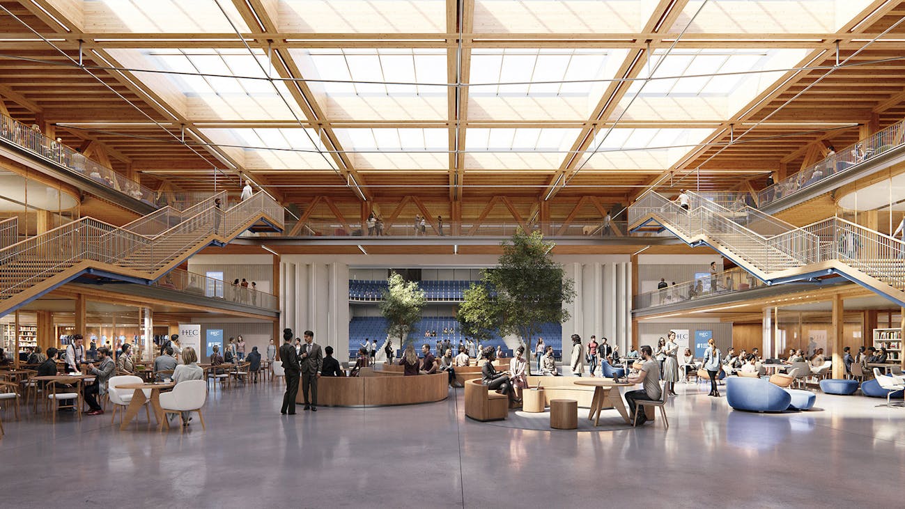 Projet d'extension et rénovation du campus d’HEC, Jouy-en-Josas, 2023-2025