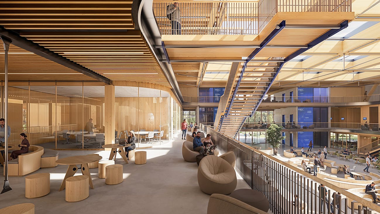 Projet d'extension et rénovation du campus d’HEC, Jouy-en-Josas, 2023-2025