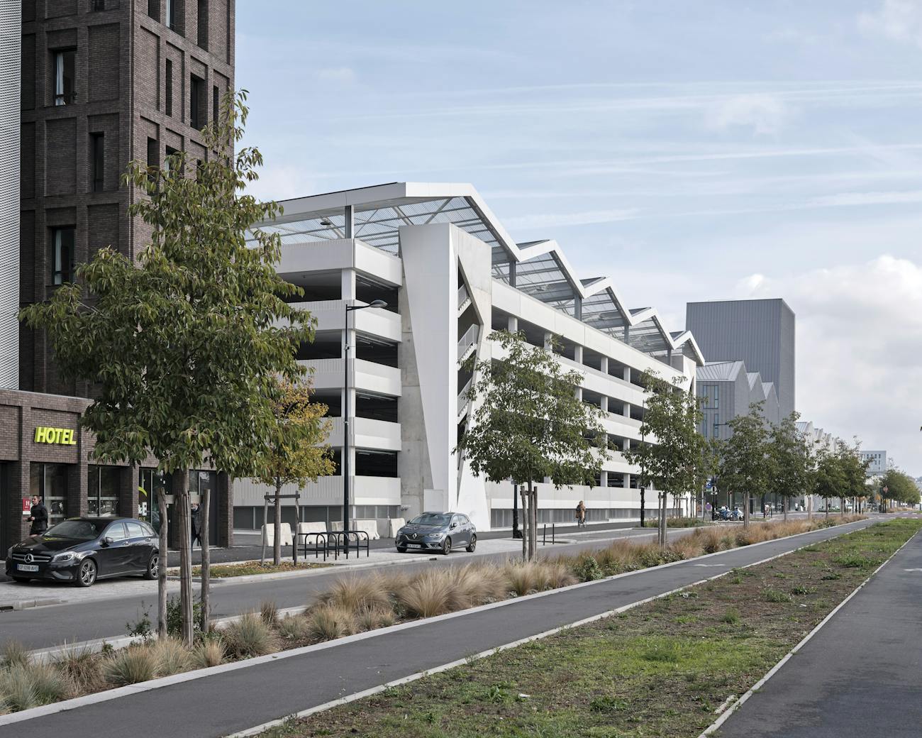 Parking bassins à flot, Bordeaux, France, 2022