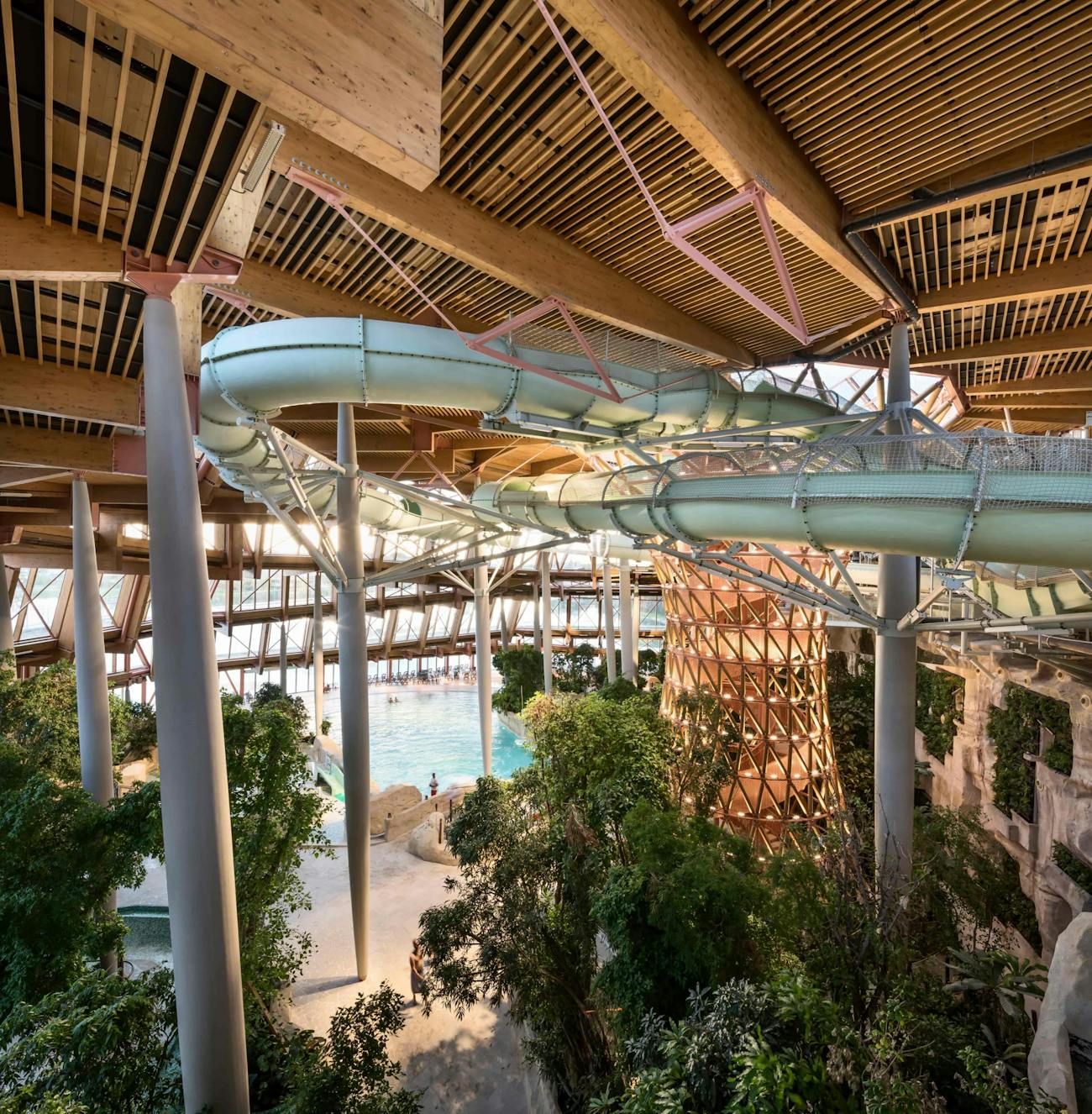Aqualagon Water Park, Marne-la-Vallée, France, 2018