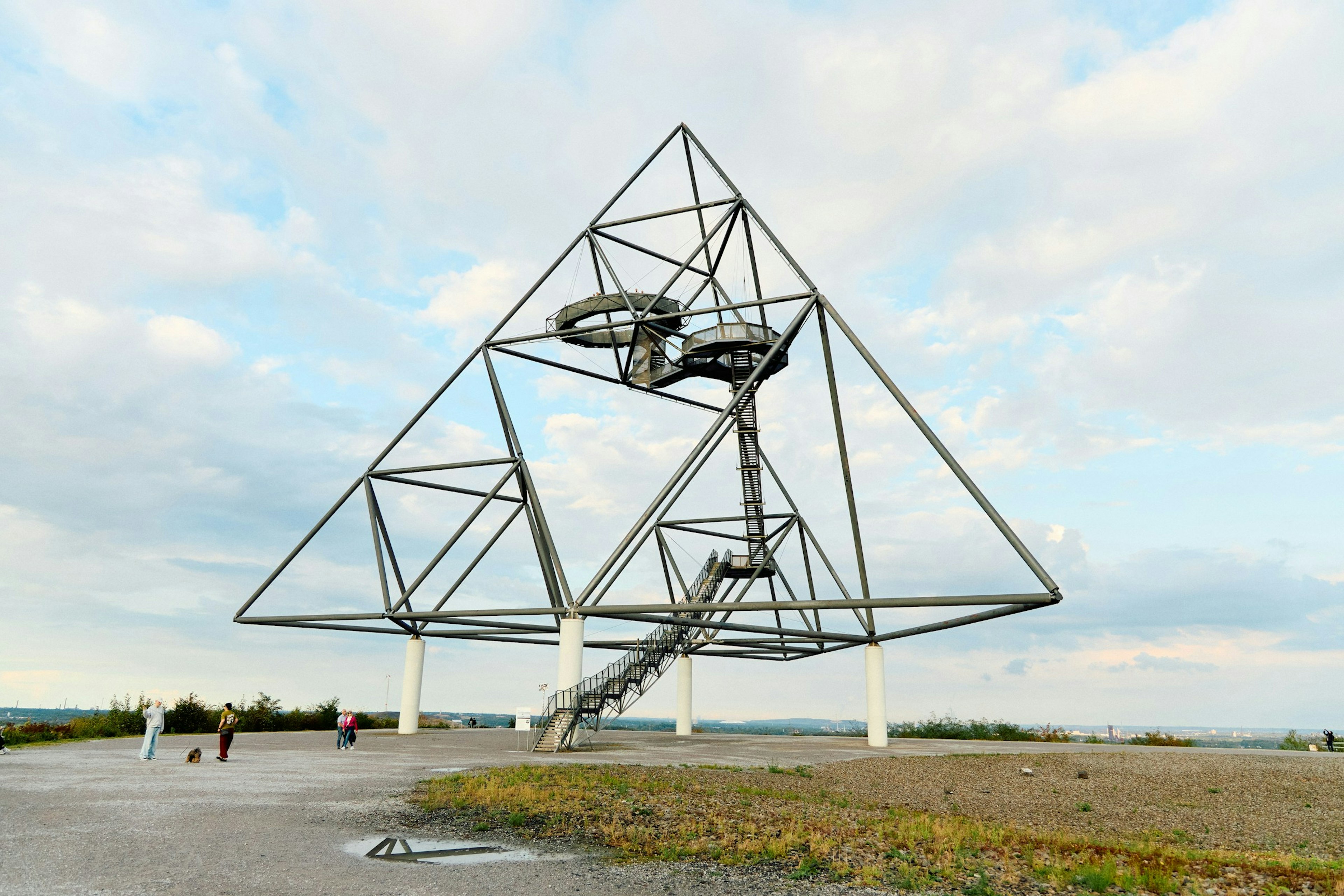 Bottrop: Tetraeder auf der Halde Beckstraße