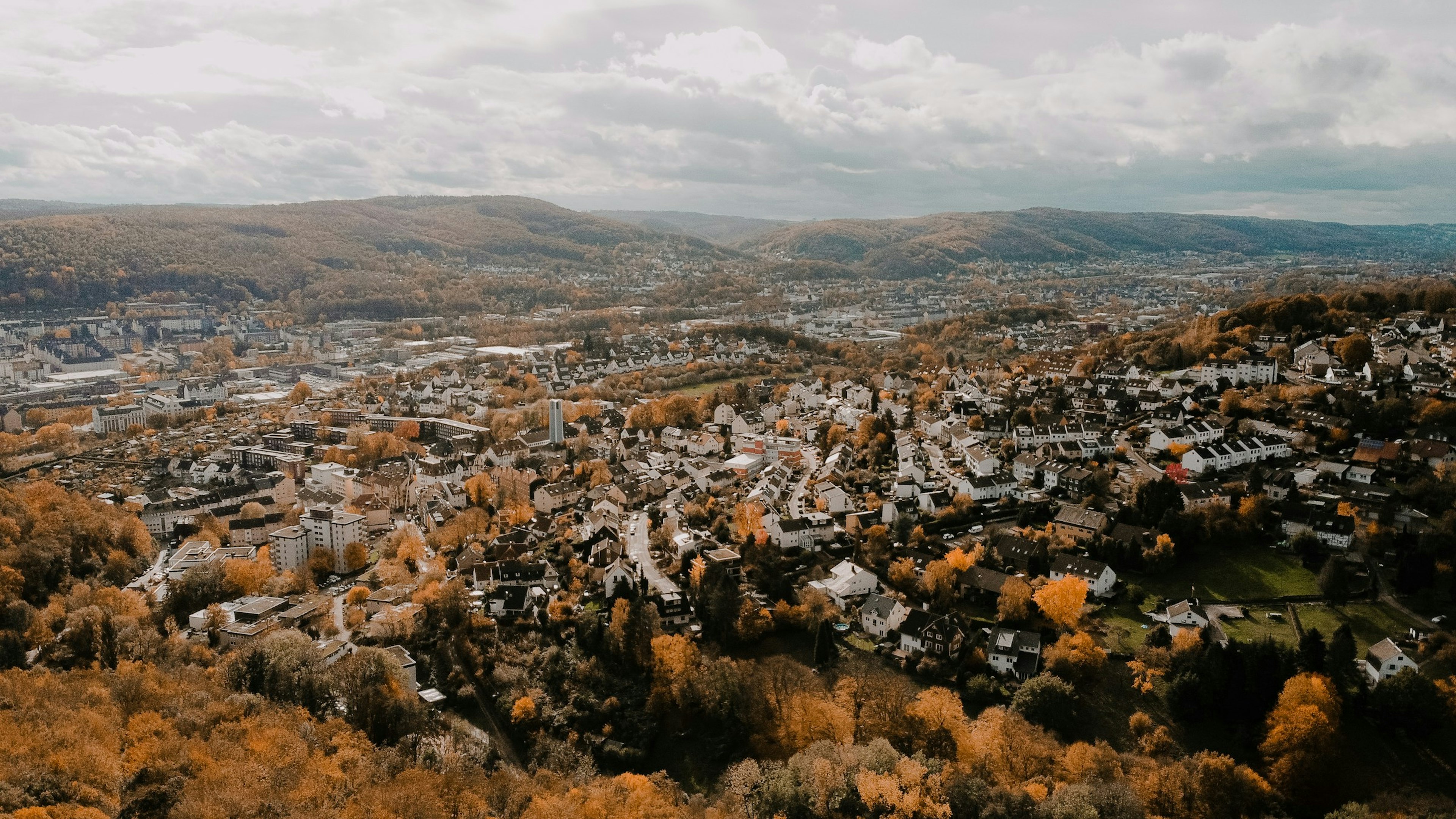 Hagen: Blick über die Stadt