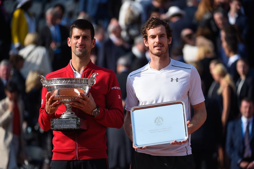 Novak Djokovic Andy Murray Roland-Garros 2016